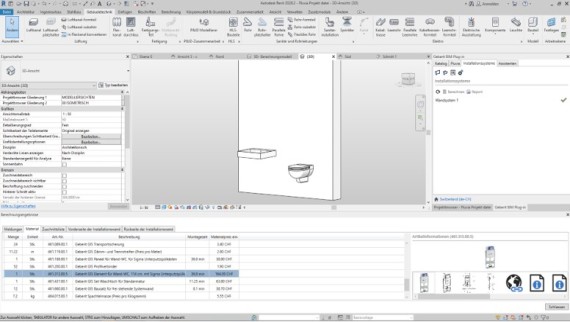 Planung des Installationssystems in Autodesk® Revit®