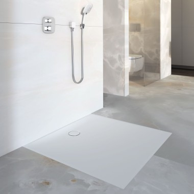 Receveur de douche Geberit Setaplano en blanc