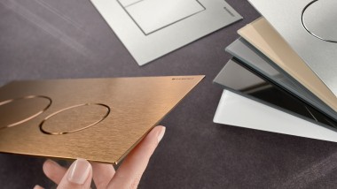 Diversité de design des plaques de déclenchement Geberit