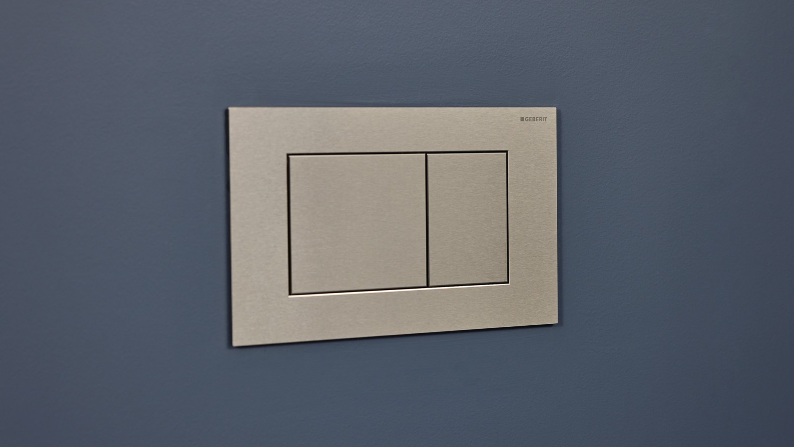 Geberit Sigma40, eckig, nickel gebürstet Geberit Sigma40, eckig, nickel gebürstet