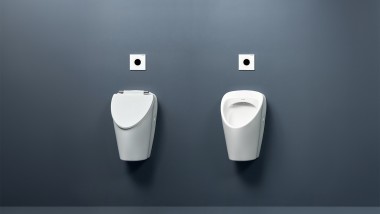 Série d'urinoirs Renova de Geberit (© Geberit)