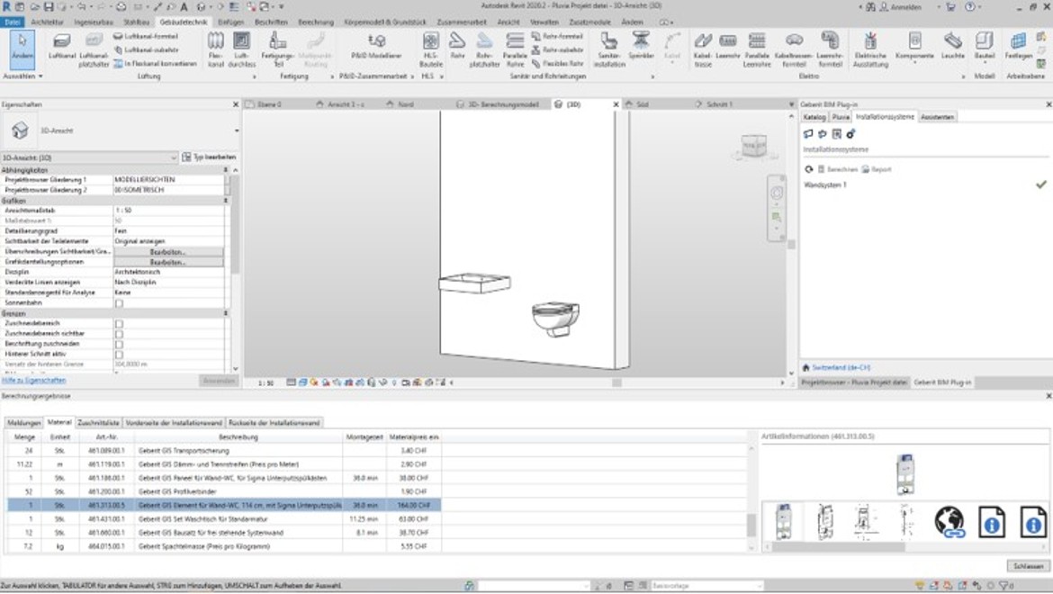 Planification du système d'installation dans Autodesk® Revit®