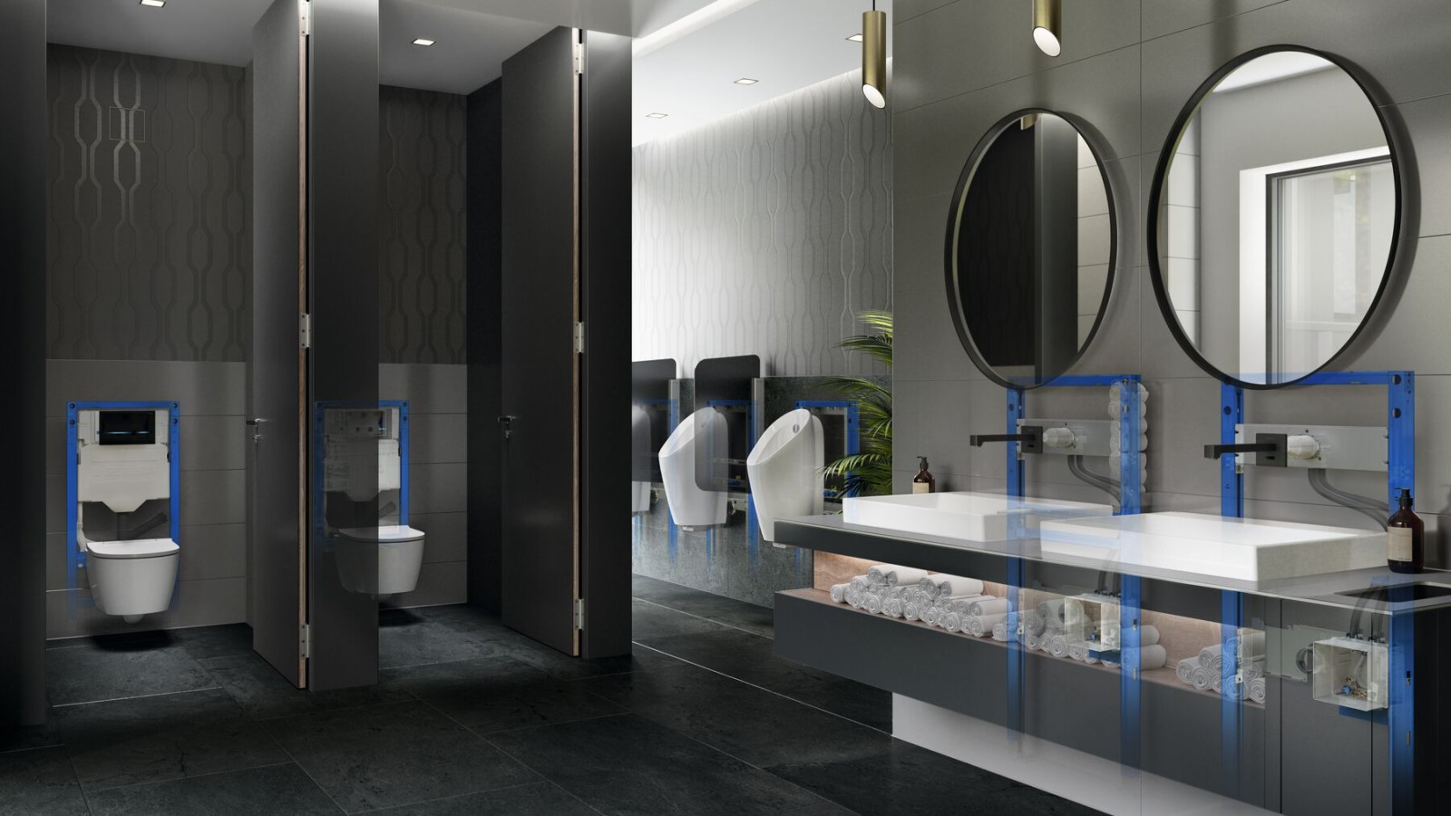 Système d’urinoir Geberit de la gamme Standard Système d’urinoir Geberit de la gamme Standard