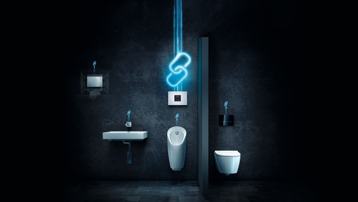 Geberit Connect pour la mise en réseau d’appareils sanitaires Geberit Connect pour la mise en réseau d’appareils sanitaires