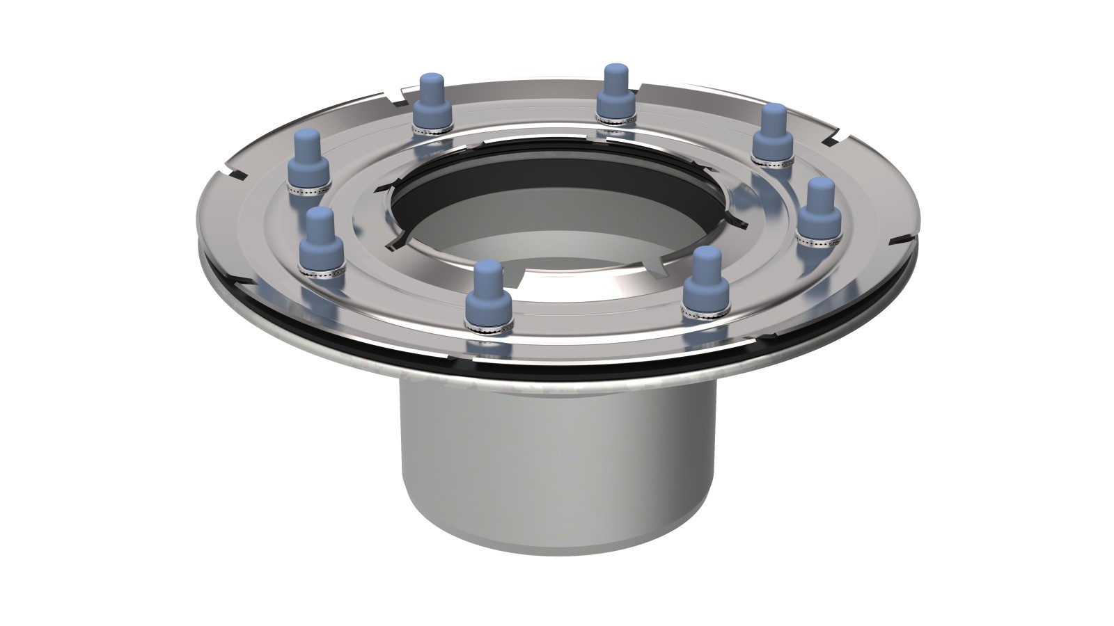 Elemento aggiuntivo per raccordo a flangia per sifoni a pavimento e scarichi a pavimento Elemento aggiuntivo per raccordo a flangia per sifoni a pavimento e scarichi a pavimento