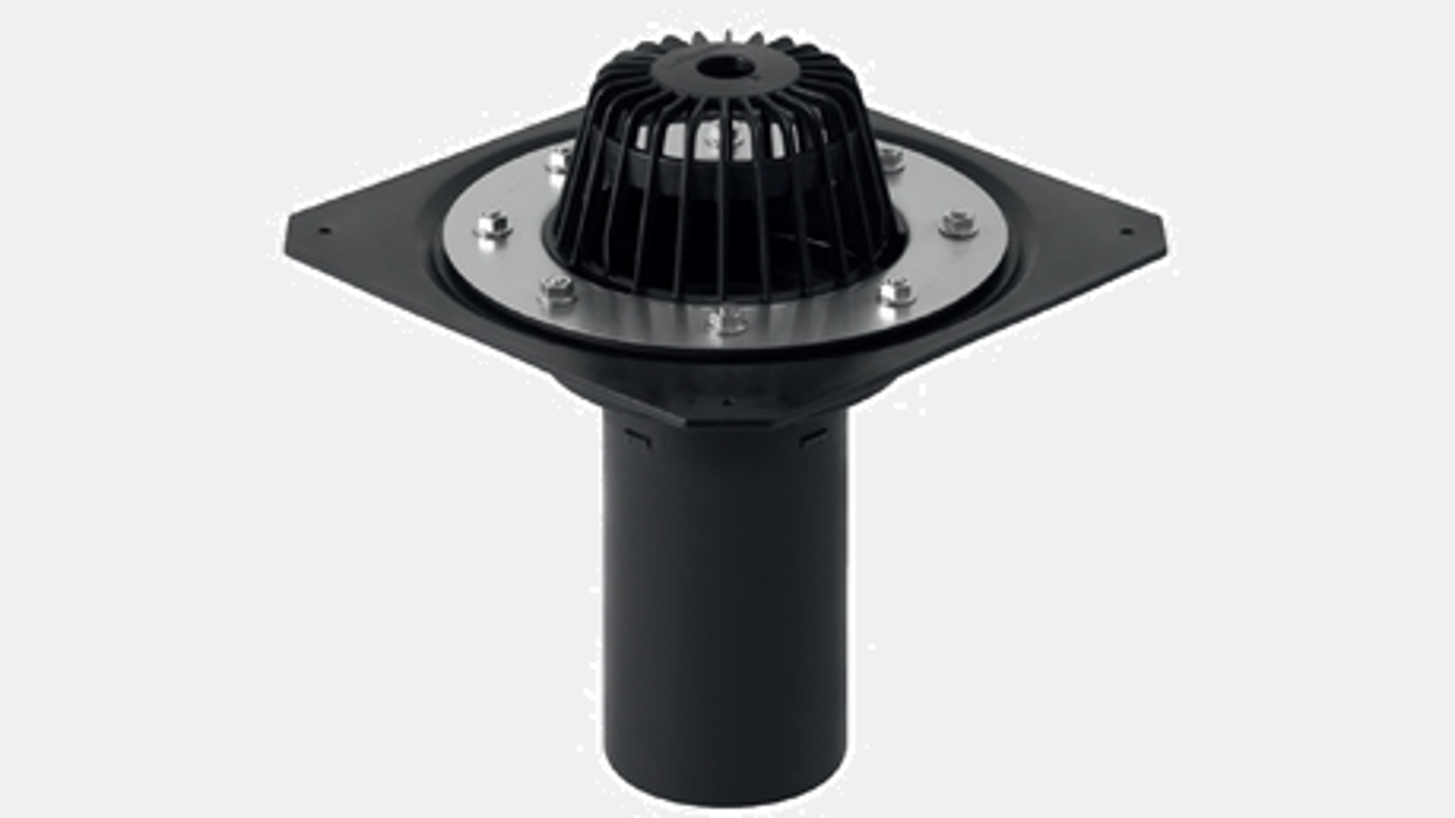 Naissance d'eaux pluviales avec bride de fixation Naissance d'eaux pluviales avec bride de fixation