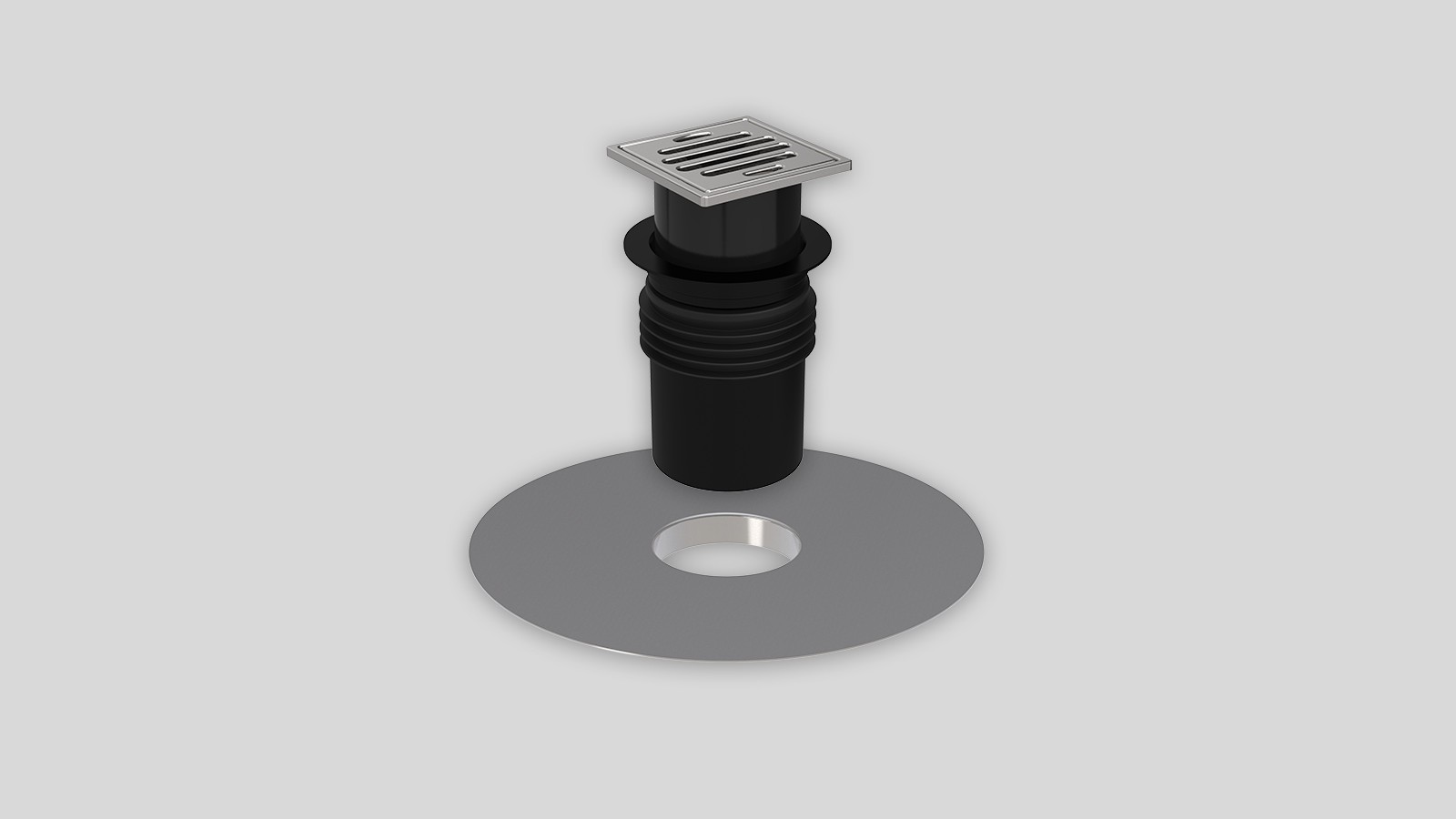 Scarico a pavimento sifonato Geberit Varino innestabile