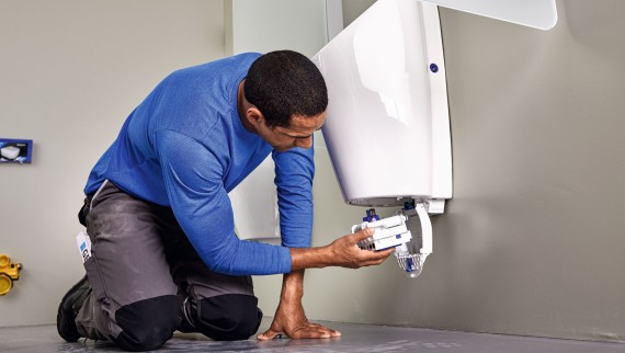 Geberit Bus Konverter in integrierter Urinalsteuerung Geberit Bus Konverter in integrierter Urinalsteuerung