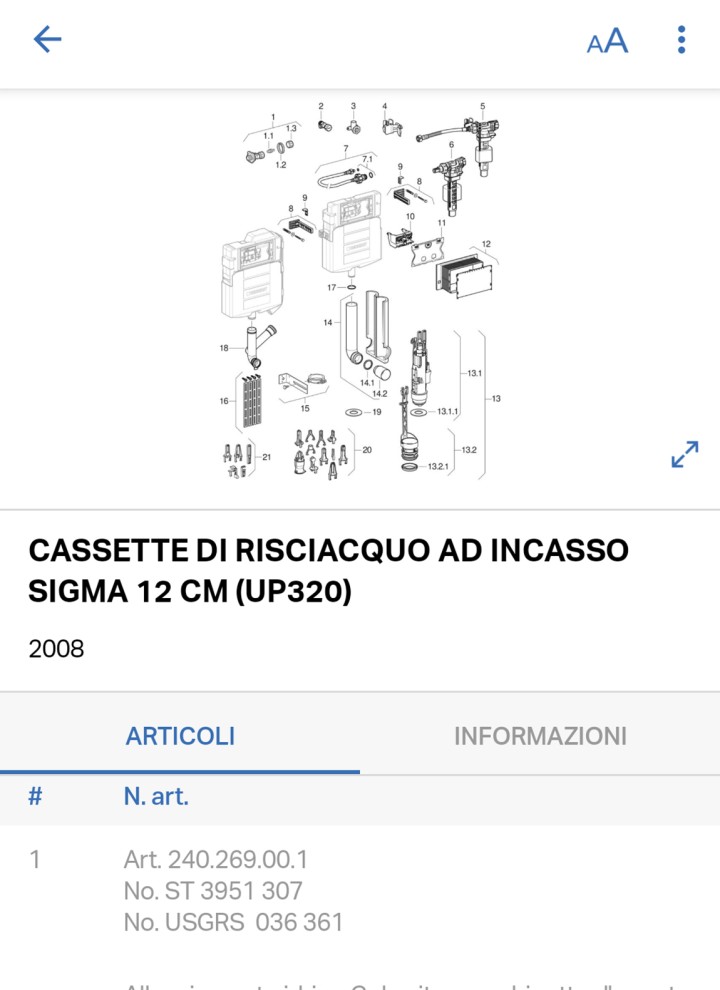 Screenshot dall’applicazione Geberit Pro Screenshot dall’applicazione Geberit Pro
