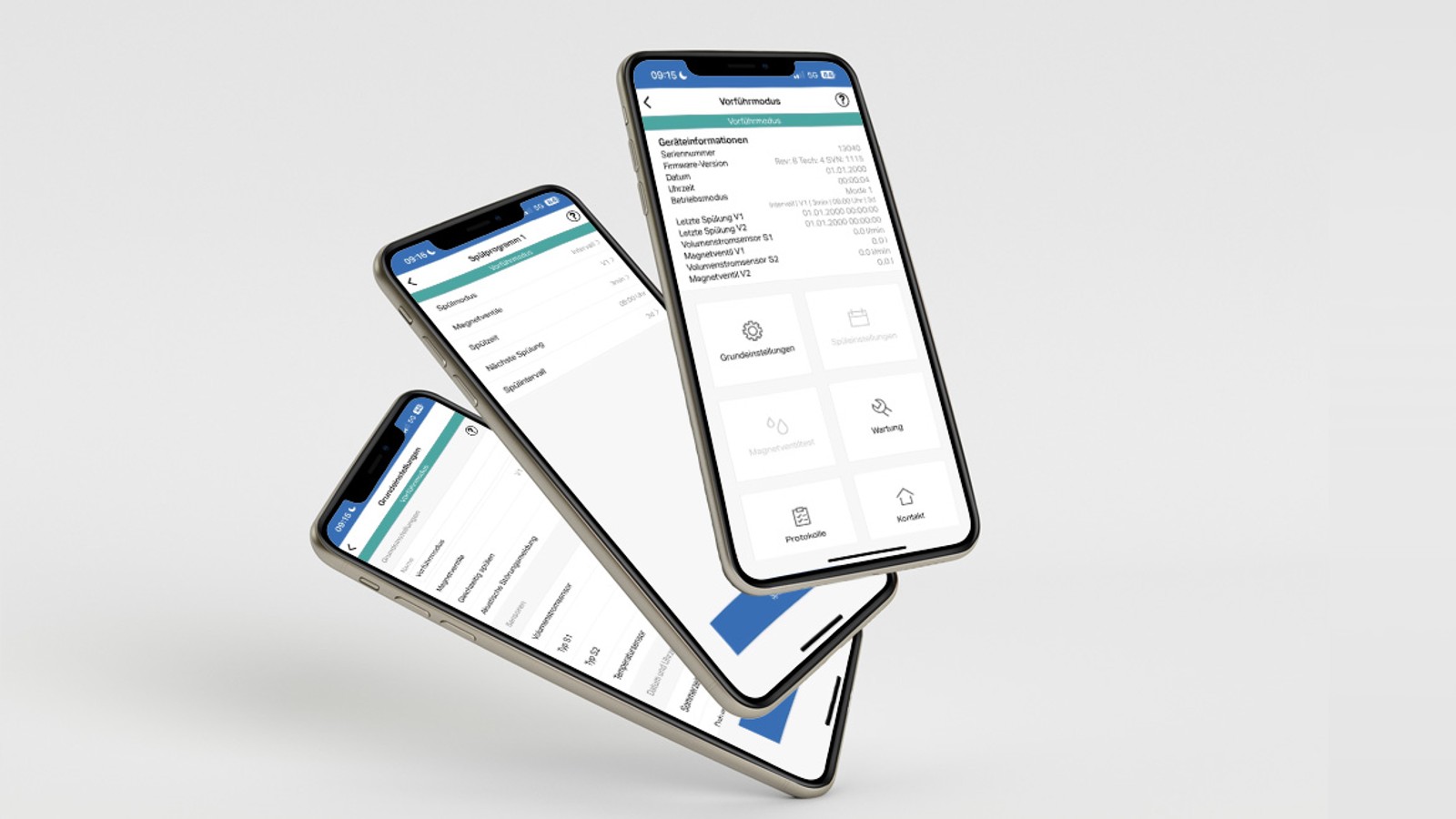 Geberit SetApp zur Einrichtung der Geberit Hygienespülung HS2