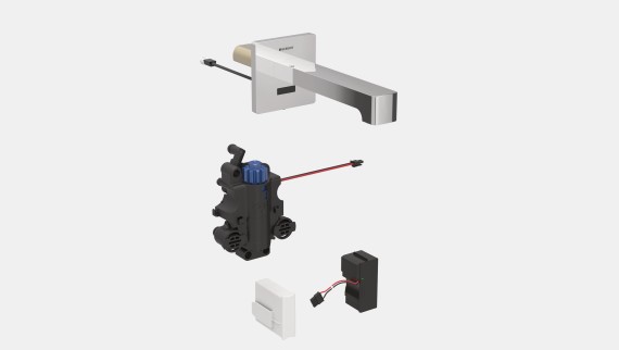 Rubinetto a parete Geberit Brenta per un'alimentazione elettrica autosufficiente Rubinetto a parete Geberit Brenta per un'alimentazione elettrica autosufficiente