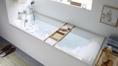 Badewannenablauf: Drehbetätigung mit Zulauf