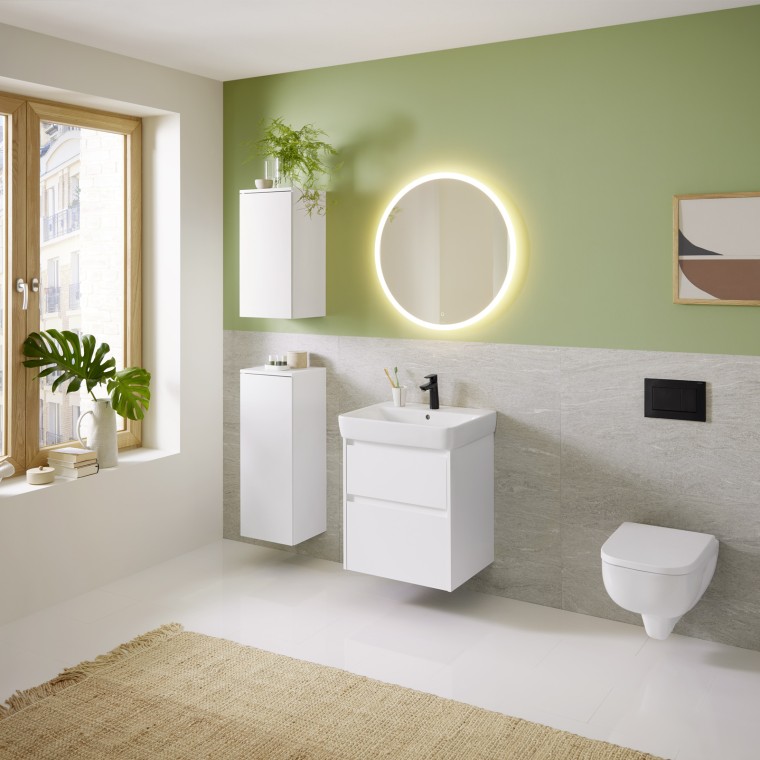 Bagno con prodotti della serie da bagno Geberit Renova Bagno con prodotti della serie da bagno Geberit Renova