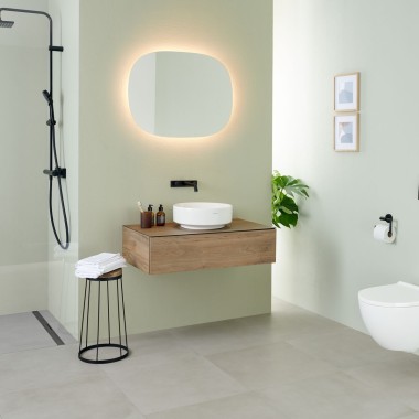 Miroir ovale Option (© Geberit)