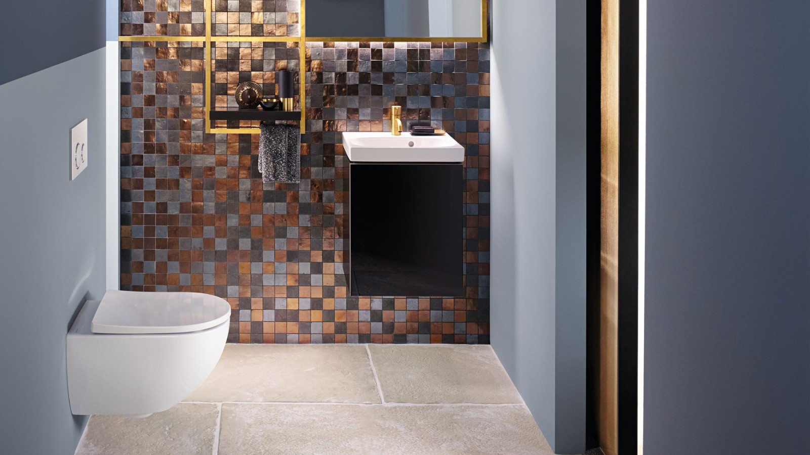 WC sospeso per un design del bagno armonioso WC sospeso per un design del bagno armonioso