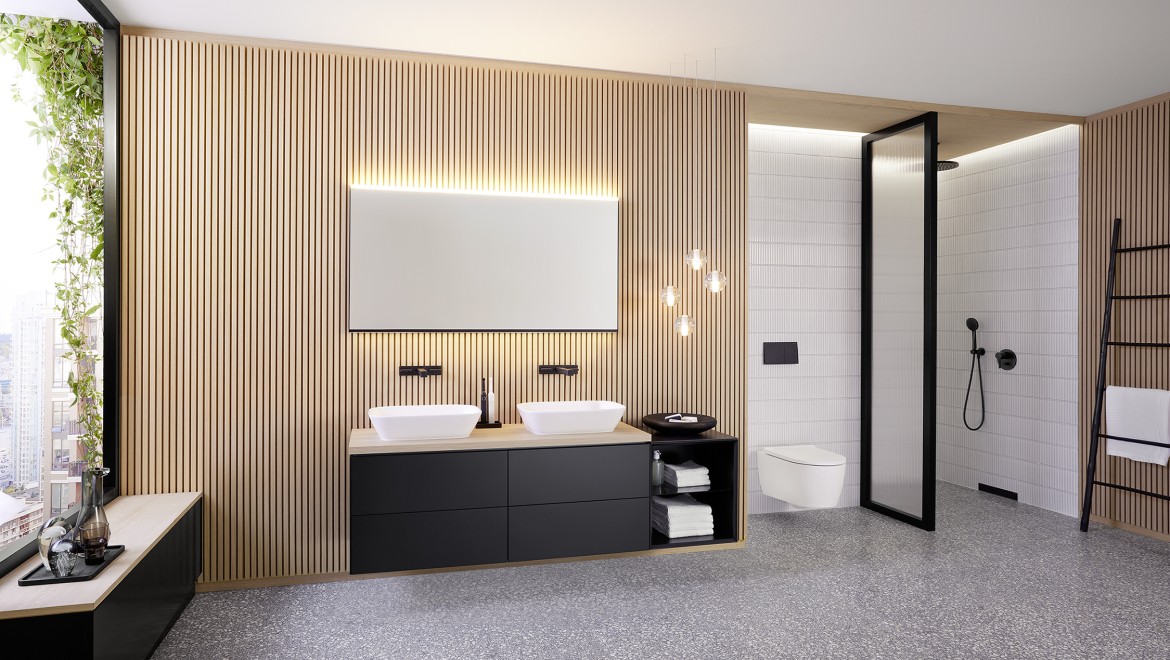 Bagno di grandi dimensioni con Geberit ONE