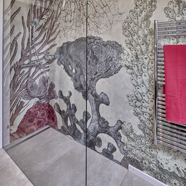 Doccia a filo del pavimento con canale per scarico doccia CleanLine Doccia a filo del pavimento con canale per scarico doccia CleanLine