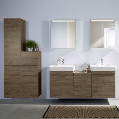 Lavabo doppio con mobile da bagno Geberit Renova Plan