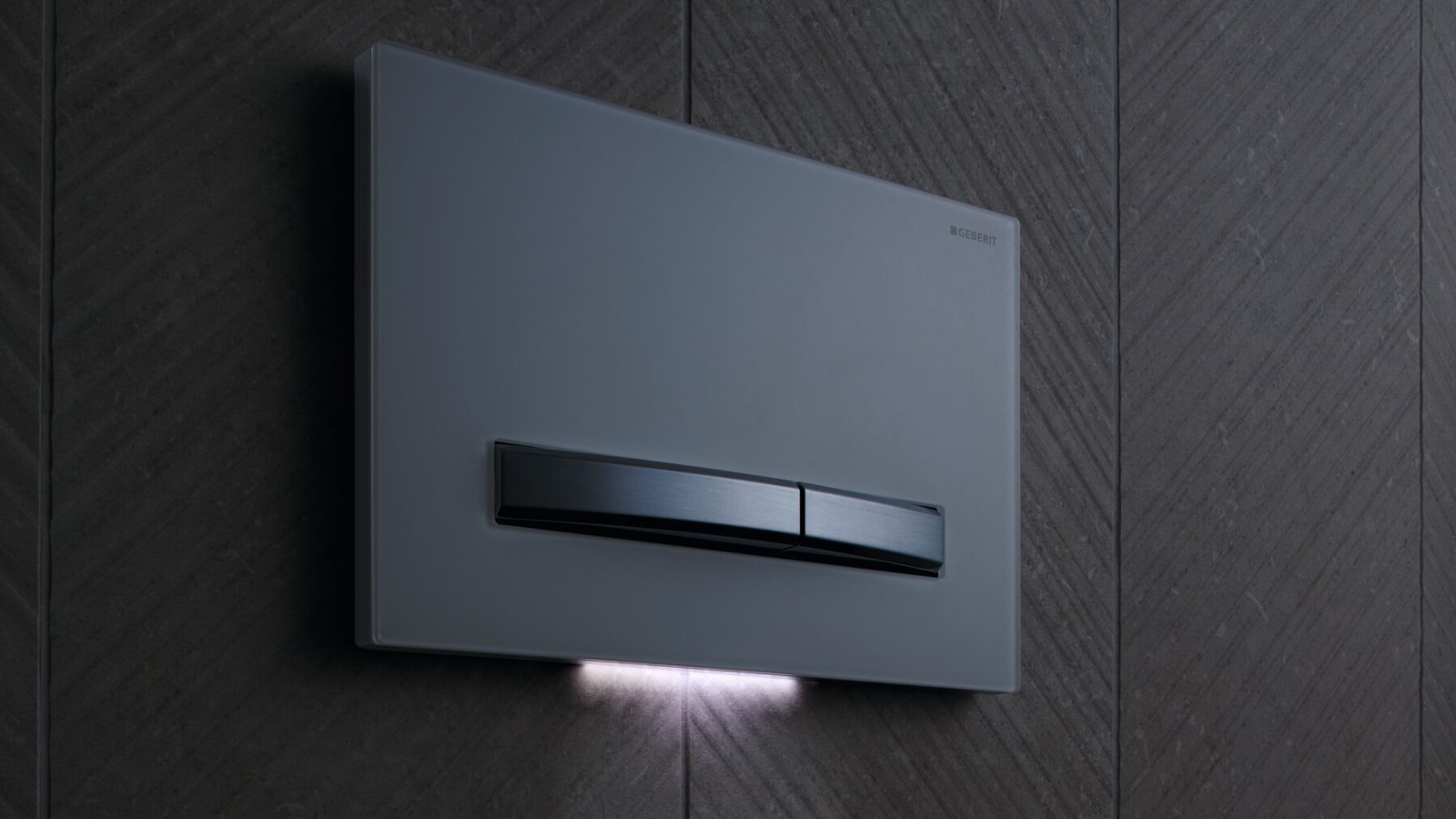 Geberit Sigma50 weiss mit Orientierungslicht Geberit Sigma50 weiss mit Orientierungslicht