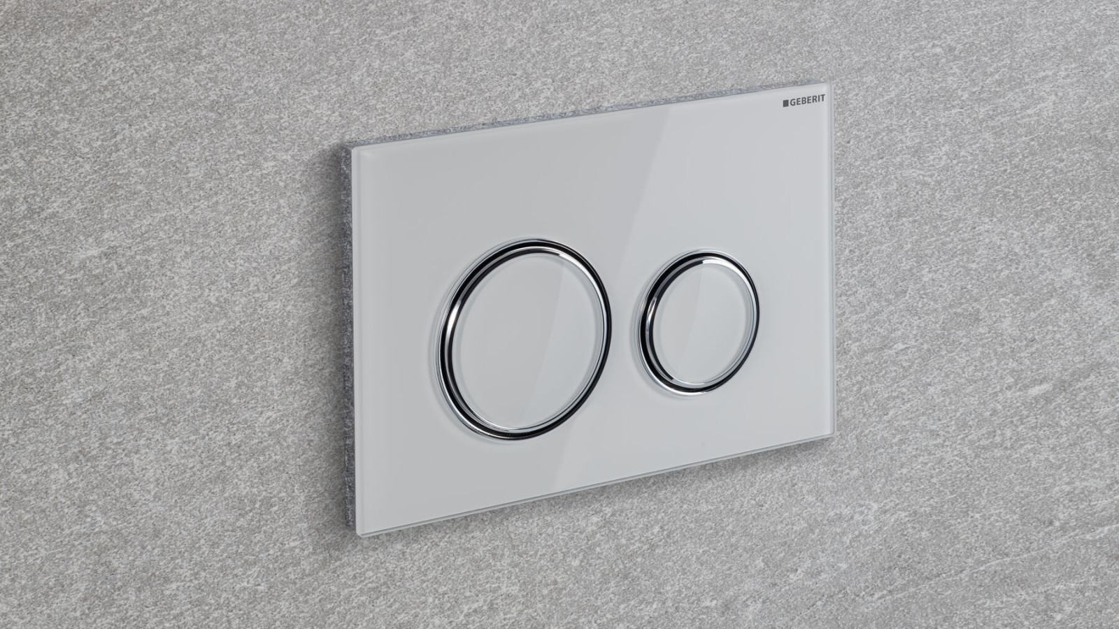 Geberit Sigma21 Glas weiss Geberit Sigma21 Glas weiss