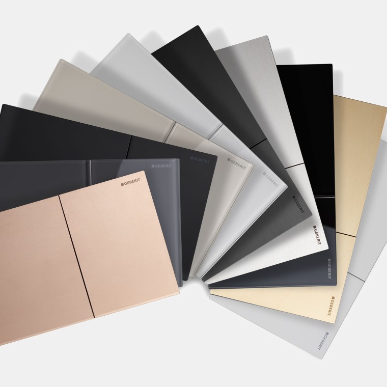 Geberit Sigma70 in diversi materiali e colori Geberit Sigma70 in diversi materiali e colori
