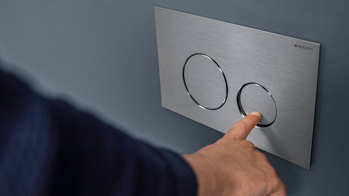 Sistema Di Installazione A Parete G3004A Per WC Sospeso Con Placca In Vetro Nero A Scelta