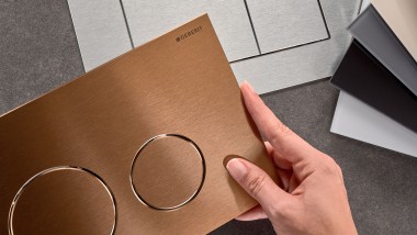 Geberit Drückerplatten Sigma40 in diversen Oberflächen und Tastenformen Geberit Drückerplatten Sigma40 in diversen Oberflächen und Tastenformen