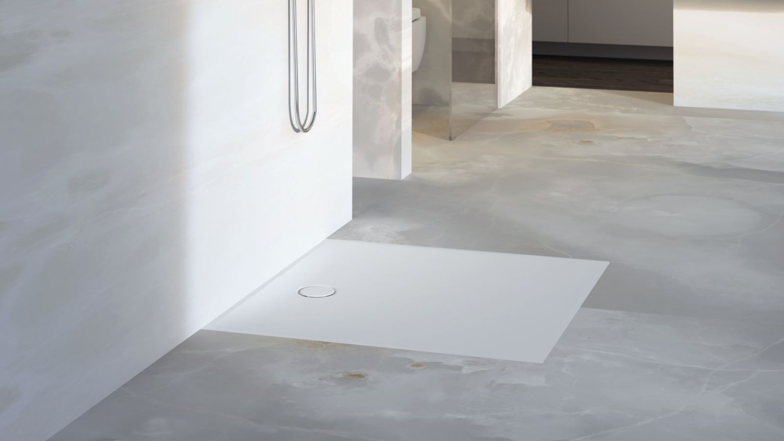 Geberit Setaplano Duschfläche flächenbündig eingebaut Geberit Setaplano Duschfläche flächenbündig eingebaut