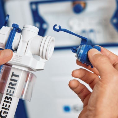 Maintenance facile du robinet flotteur Geberit type 383