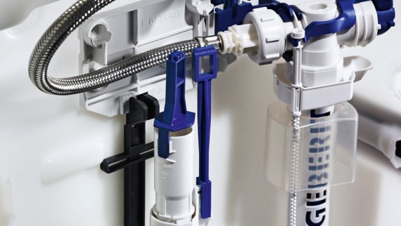 Garniture de rinçage Geberit avec robinet flotteur Garniture de rinçage Geberit avec robinet flotteur