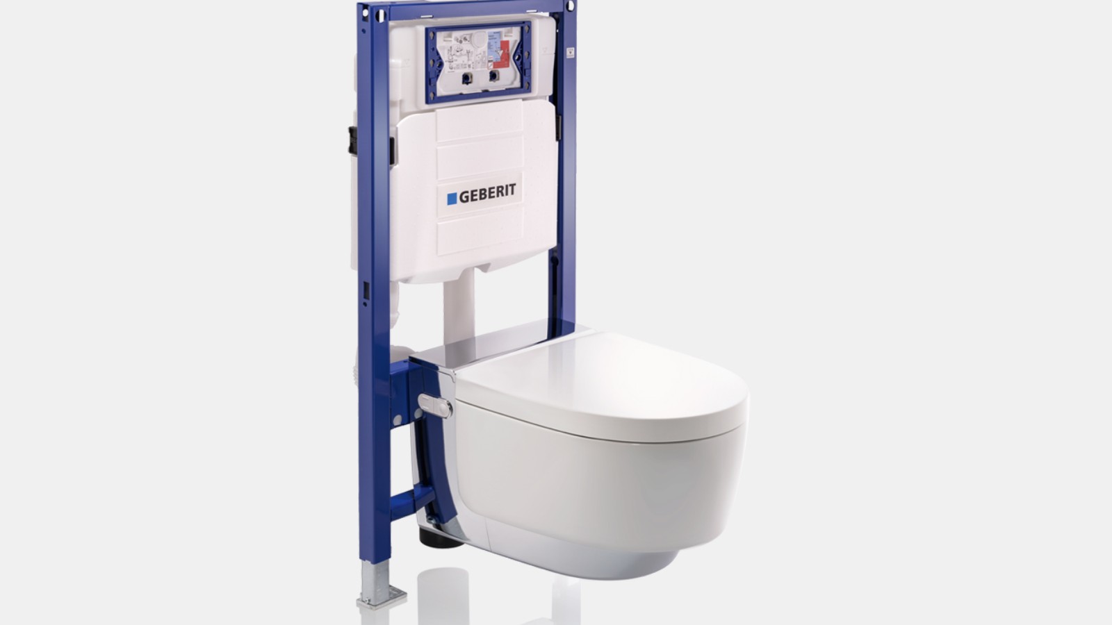 Elemento Geberit Duofix per WC sospeso con un Geberit AquaClean Mera Elemento Geberit Duofix per WC sospeso con un Geberit AquaClean Mera