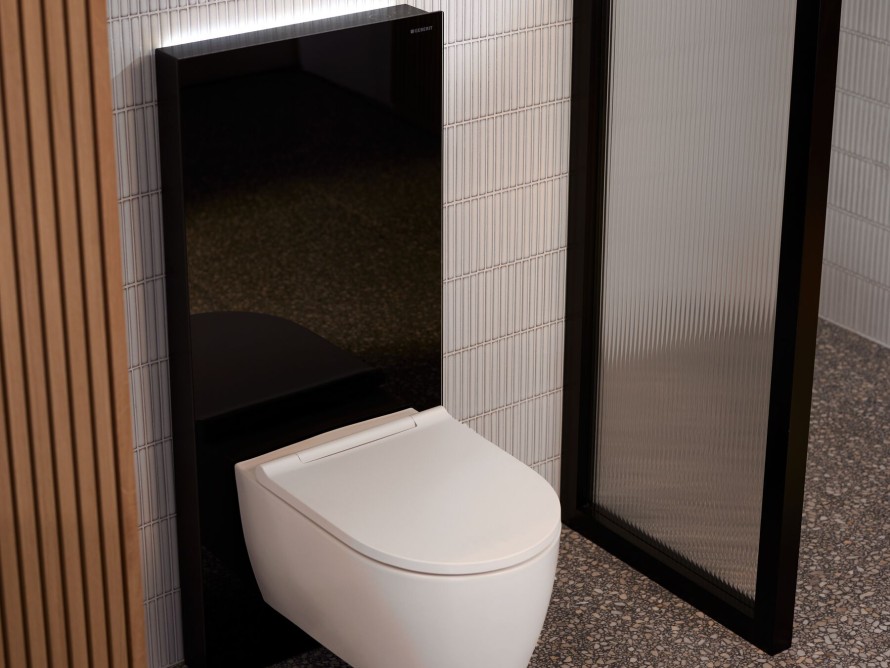 WC Geberit ONE con Geberit Monolith Plus e ComfortLight