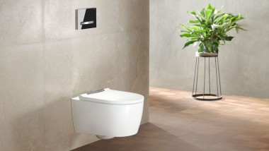 WC Geberit ONE con placca di comando Sigma50