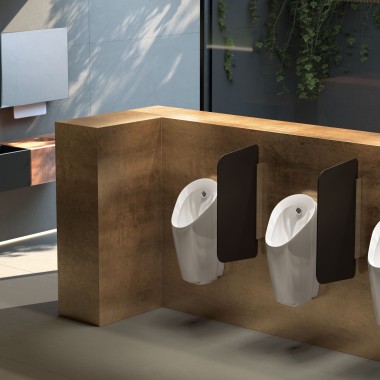 Urinaltrennwände bieten Sichtschutz und Privatsphäre Urinaltrennwände bieten Sichtschutz und Privatsphäre