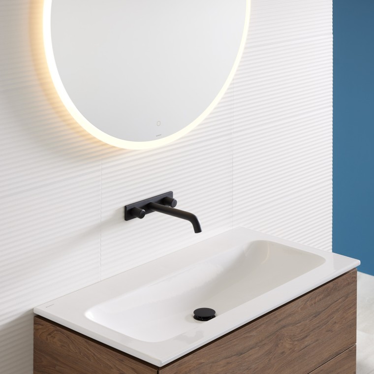 Mix & Match Geberit iCon Waschtisch mit Geberit ONE Waschtischunterschrank Mix & Match Geberit iCon Waschtisch mit Geberit ONE Waschtischunterschrank