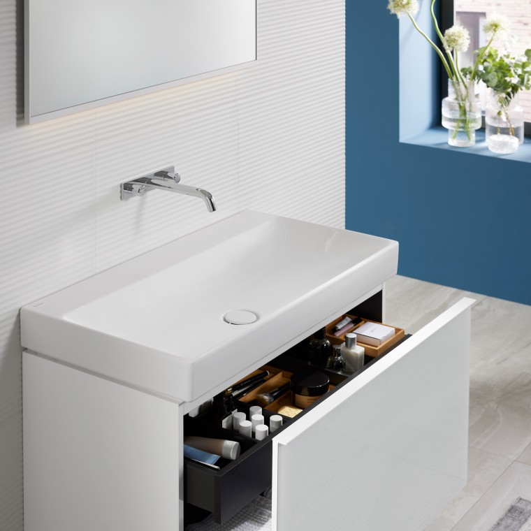 Geberit ONE Waschtisch mit Geberit Acanto Waschtischunterschrank Geberit ONE Waschtisch mit Geberit Acanto Waschtischunterschrank