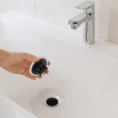 Copertura di scarico verticale con inserto a pettine