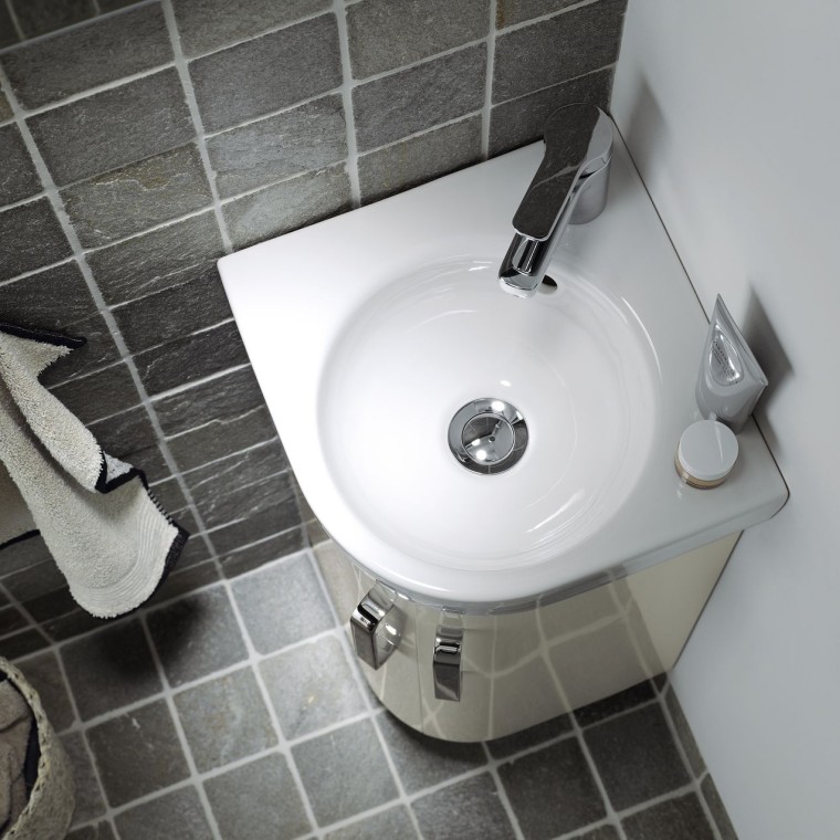 Geberit Renova Compact lavabo, petit Geberit Renova Compact lavabo, petit