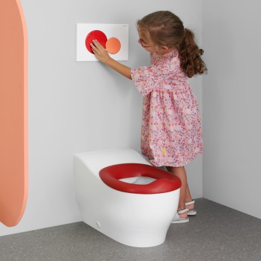 Geberit Bambini Stand-WC für Kleinkinder bis zu drei Jahren Geberit Bambini Stand-WC für Kleinkinder bis zu drei Jahren
