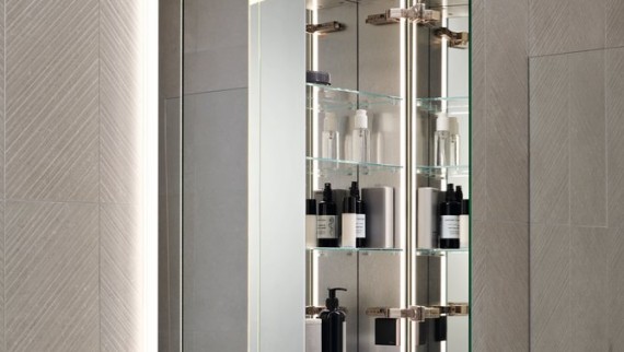 Armoire de toilette Geberit ONE intégrée dans la paroi Armoire de toilette Geberit ONE intégrée dans la paroi