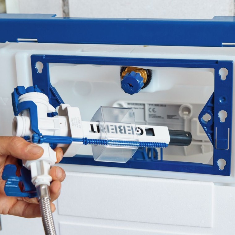 Il rubinetto a galleggiante compatto Geberit tipo 383