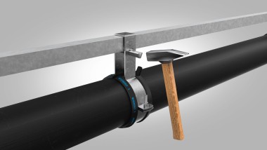 Geberit Pluvia: installation simple sans outillage spécial