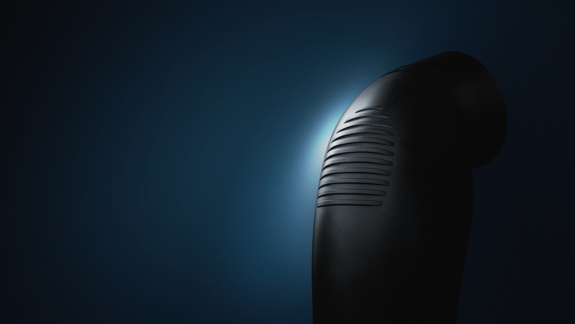 Nervature fonoisolanti sui raccordi di Geberit Silent-db20 Nervature fonoisolanti sui raccordi di Geberit Silent-db20
