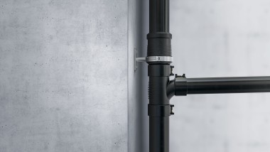 Geberit Silent-db20 per lo smaltimento per edifici abitativi con elevati requisiti di isolamento acustico