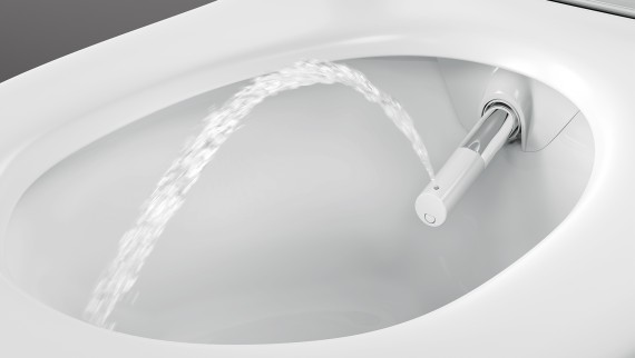 Geberit AquaClean Sela mit WhirlSpray-Duschstrahl Geberit AquaClean Sela mit WhirlSpray-Duschstrahl