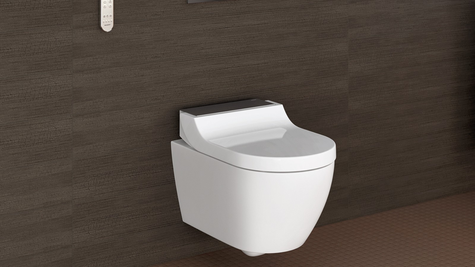 WCdouche Geberit AquaClean Tuma Comfort avec siège de WC chauffant