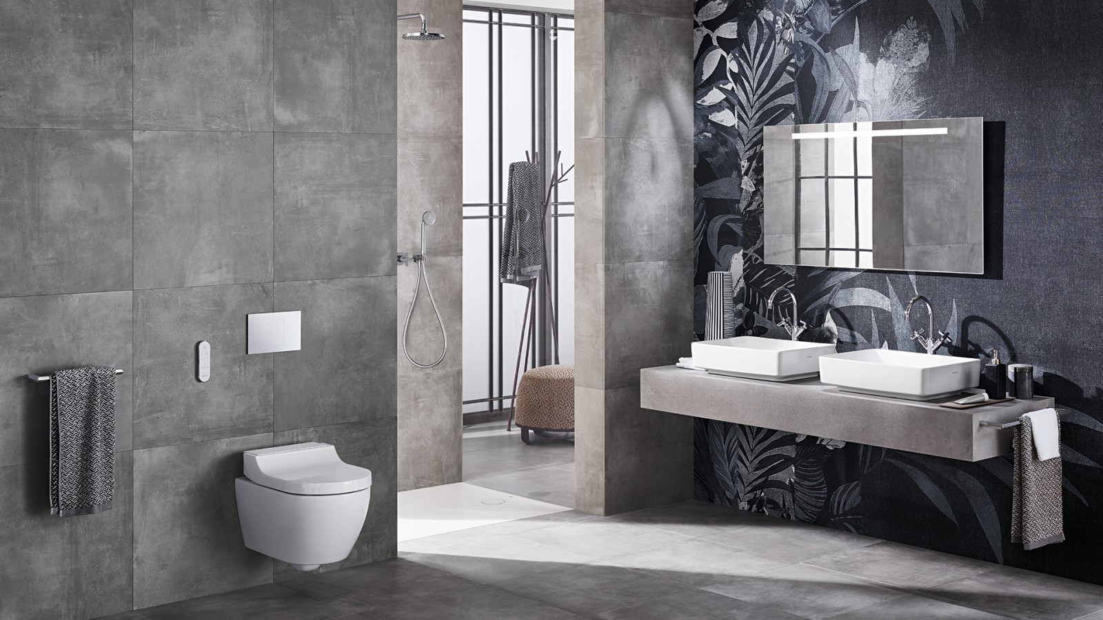 Geberit AquaClean Tuma e zona lavabo Variform Geberit AquaClean Tuma e zona lavabo Variform