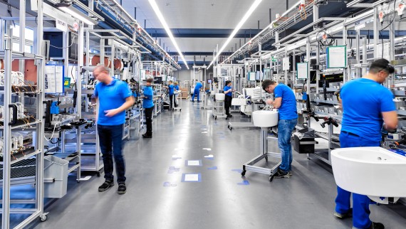AquaClean Mera, Produktion Jona AquaClean Mera, Produktion Jona