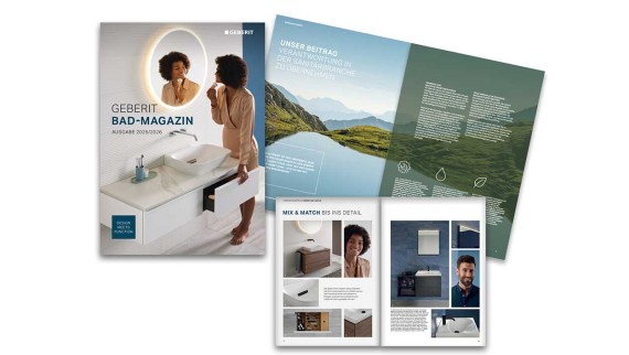 Couverture du magazine Salle de bains Geberit Couverture du magazine Salle de bains Geberit