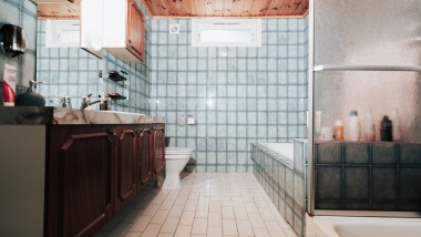 Salle de bains norvégienne avant rénovation
